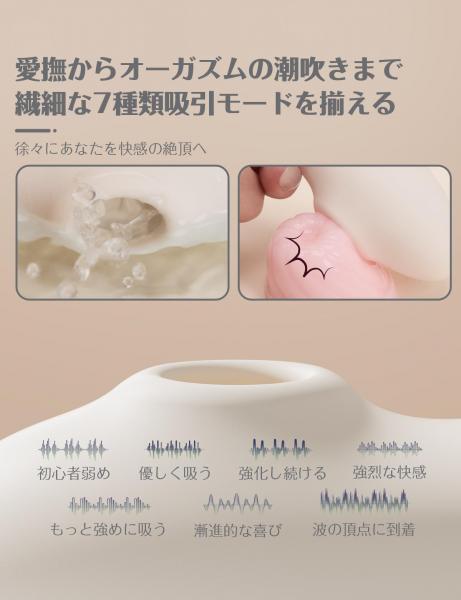 ToyCod 多梨愛 APP版 装着型吸うやつ 遠隔操作 吸引ローター 二点責め 女性おもちゃ 画像8