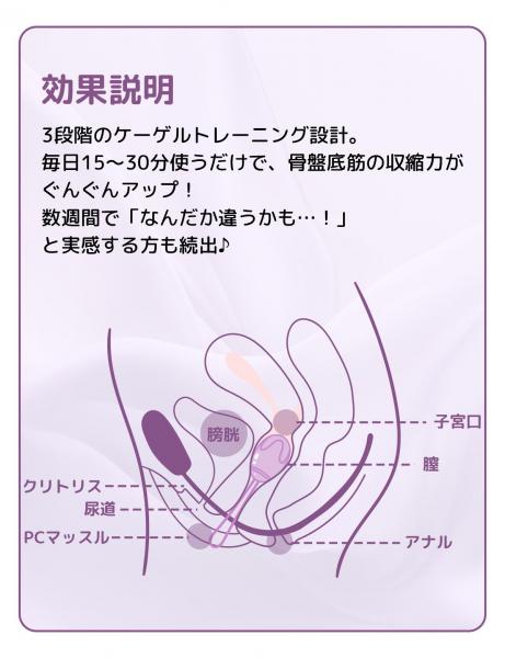ToyCod コア美 膣トレボール 膣圧トレーニング 尿漏れ対策 初心者向け 産後ケア 骨盤底筋トレーニング 画像6