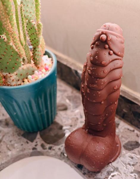 MOMONIIチョコチン 電動ディルド 強力吸盤イボ群付き 大人のおもちゃ 画像2