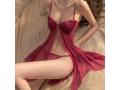 バストスリップドレス赤 画像1