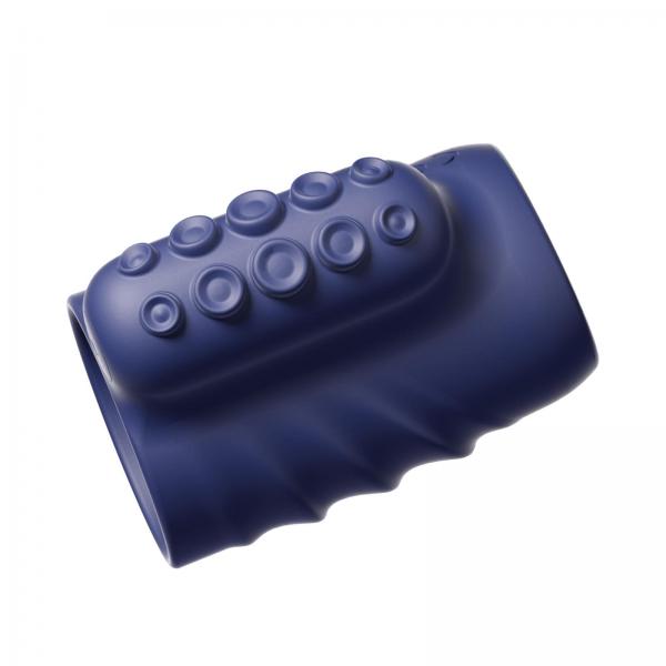 新開発電動ペニスサック バイブレーションサック しっかりホールド感 波打つデザイン 突起付き 10種類激震 ゾクゾク刺激 遠隔絶頂 高弾力素材 快感アップ SM 画像13