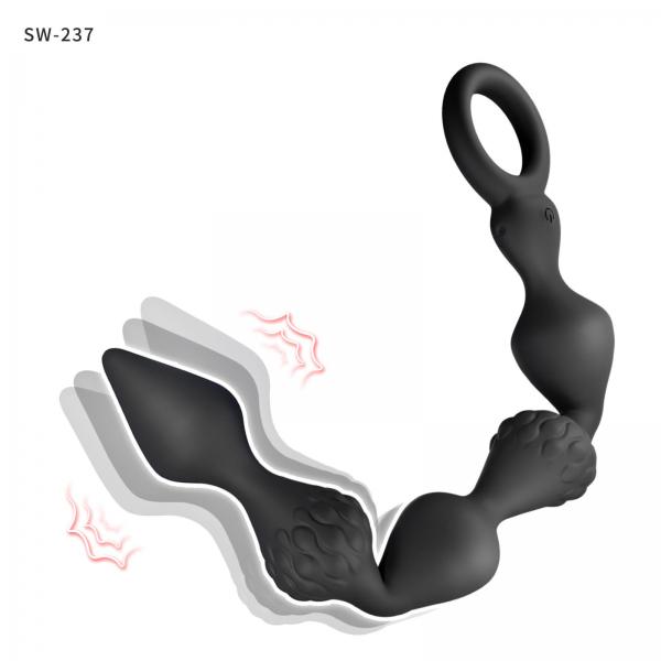 噂シリーズ ツインローターアナルビーズ1 【36.2cm超ロング&ビッグ&10パターン激震S級】 奥まで メスいき 快感アップ アナル開発 アナル拡張 前立腺責め 絶頂 SM 防水 男女兼用 画像7