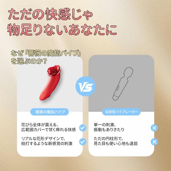 薔薇の魔指バイブ 画像3