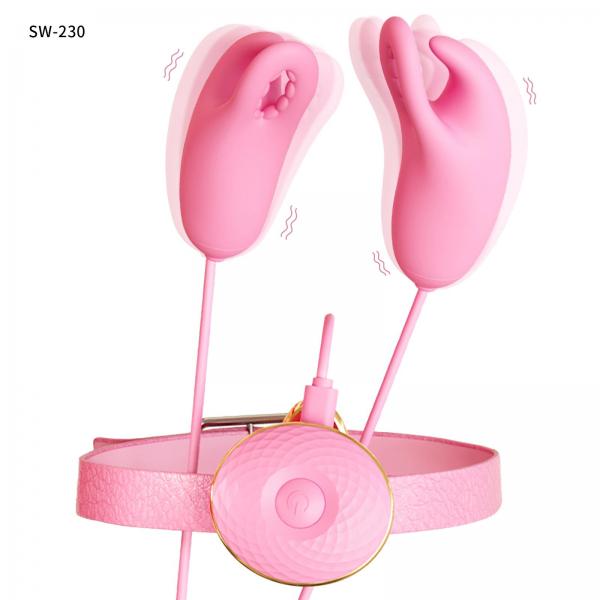 Q萌乳首クリップローター 超ロングコード 【10種類の強力振動】 乳首とクリ同時責め チクニー ブルブル感覚 マグネット式コントローラー 調教 柔らかいシリコン SM アダルトグッズ 画像8