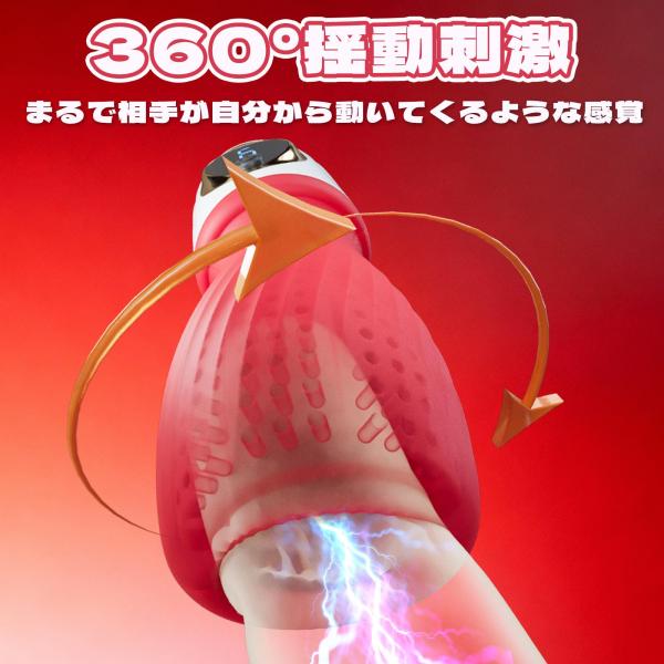 腰振り！ 電動オナホール スイング振動機能 【9段階スイング×9段階激震S級】 グラインド運動 リアル体験 搾取爆裂激振動 騎乗位を再現 亀頭責め 液晶ディスプレイ搭載  粒状構造デザイン 快感アップ オナニー アダルトグッズ 大人のおもちゃ 男性向け 画像2