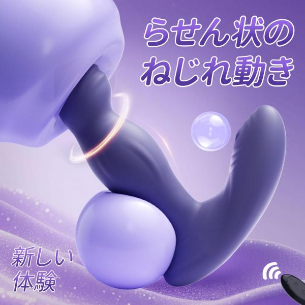 回転振動アナルプラグ 画像1