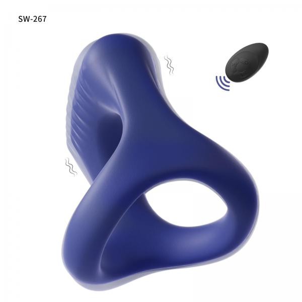 Y字型ローター ペニスリング 三角形状 10段階激震 亀頭責め 快感アップ 簡単に装着 しっかりフィット ワイヤレスリモコン ソフトSM 画像7