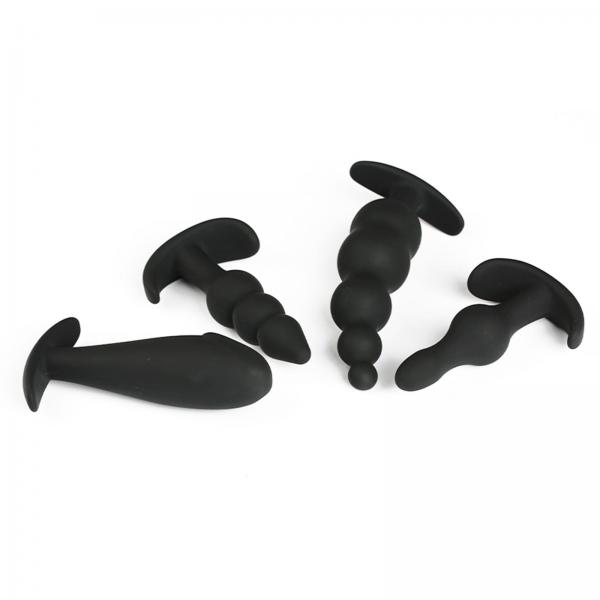 アナルストッパー シリコン製アナルプラグ 4点セット お得なセット アナル開発 アナル拡張 前立腺責め アダルトグッズ SM 完全防水 人間工学 画像10