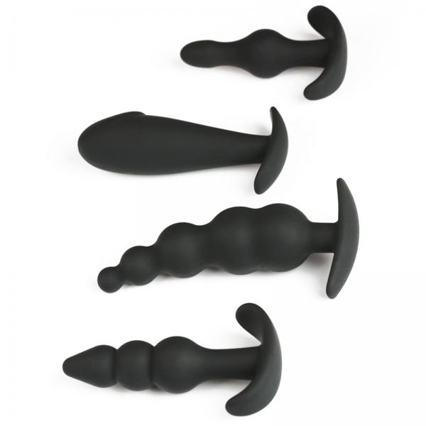アナルストッパー シリコン製アナルプラグ 4点セット お得なセット アナル開発 アナル拡張 前立腺責め アダルトグッズ SM 完全防水 人間工学 画像11