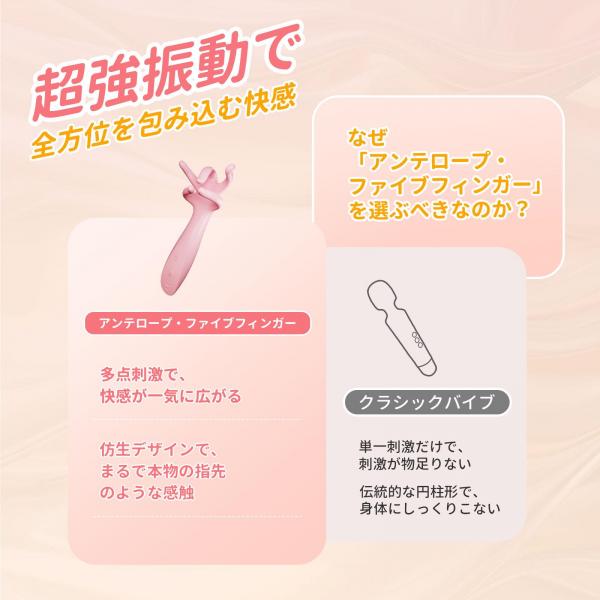 羚羊の五爪電動バイブ 画像3