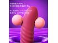 舌舐めバイブ アダルトグッズ 大人のおもちゃ 自動伸縮ピストン 回転スイング機能 加熱機能 Gスポット刺激 10段階調整 高速振動 USB充電 静音 防水 女性用マッサージャーb220 画像1