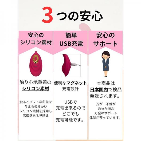 Muffin. ワイヤレスローター 小型 防水 静音設計 リモコンバイブ 画像3
