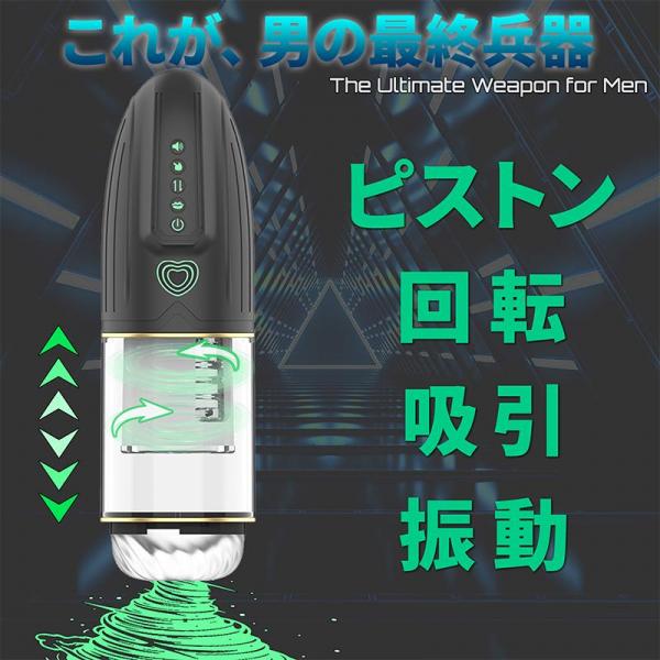 Muffin. 電動オナホール 男性用 自動ピストン 回転 吸引 振動 10段階制御 × 4段階吸引 静音設計 Type-C充電 洗えるカップ 30cm/840g 画像1