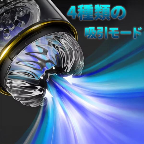 Muffin. 電動オナホール 男性用 自動ピストン 回転 吸引 振動 10段階制御 × 4段階吸引 静音設計 Type-C充電 洗えるカップ 30cm/840g 画像3