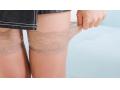 【即エロ/2枚セット】 セクシー ストッキング 黒 茶 ニーハイ レーストップ シースルー ガーターレス 極薄 タイツ 穴あき プレイ用 誘惑 エロランジェリー 美脚 絶対領域 コスプレ 勝負下着 マンネリ解消 画像4