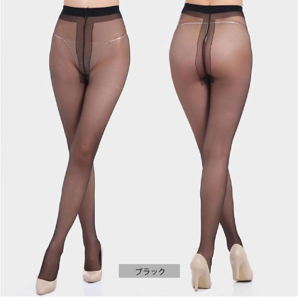 4色セット 8デニール極薄、前後T型タイプスルーストッキング 切り替え無しセクシーでミニスカやショートパンツにも美しい履き心地 F004 画像8