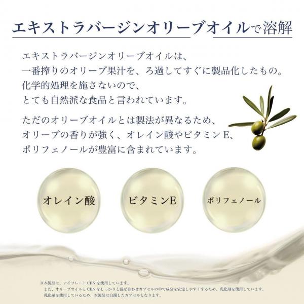 【薬剤師完全監修】 ゆめり 【3袋セット】 1粒CBN100mg含有（CBN1000mg/10粒） 国内製造【エキストラバージンオリーブオイル溶解CBNサプリメント】 画像8