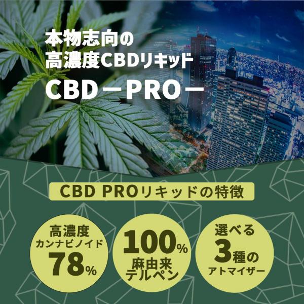 高濃度CBDリキッド CBD-PRO- (1.0ml : White Runtz) 【KUSH JP】 画像5