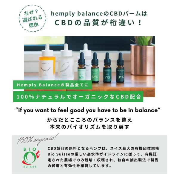 Hemply Balance CBDスキンバーム 600mg Not your avg. cream 画像5