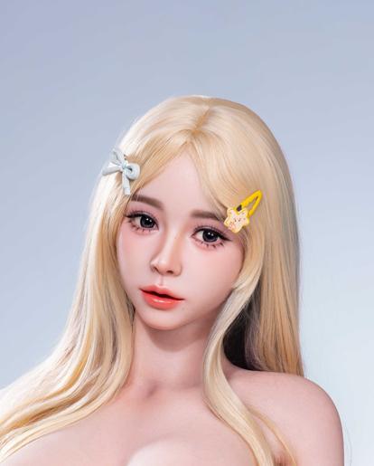 等身大ドール用 リアルシリコンヘッド 高精細メイク・リアルフェイス 口腔開閉対応 ヘッド単体 画像2
