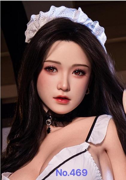 リアルシリコン製ドールヘッド  繊細メイク・写実フェイス 固定口タイプ 画像2