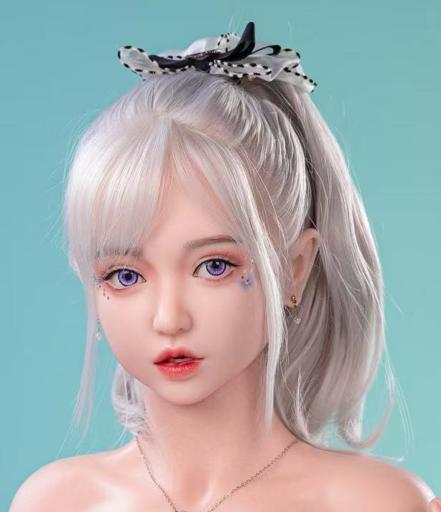 等身大ドール用 リアルシリコンヘッド 高精細メイク・リアルフェイス 口腔開閉対応 ヘッド単体 画像1