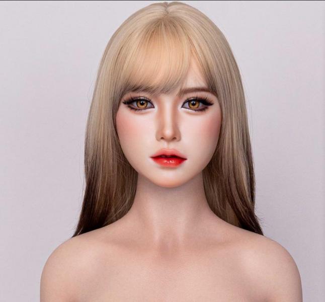 等身大ドール用 リアルシリコンヘッド 高精細メイク・リアルフェイス 口腔開閉対応 ヘッド単体 画像1