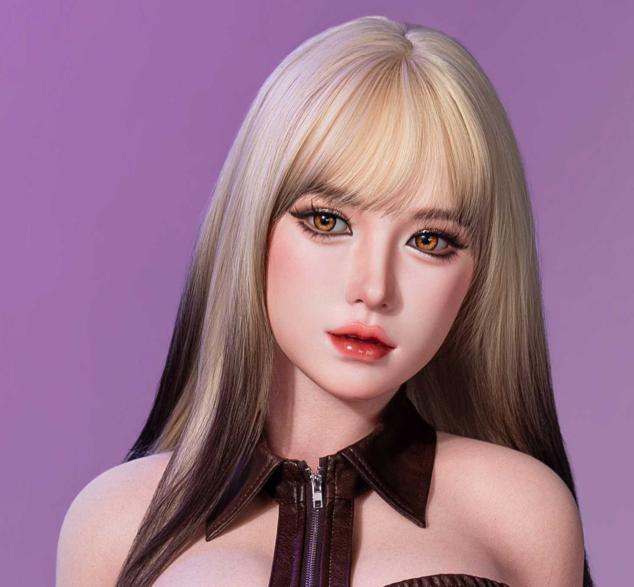等身大ドール用 リアルシリコンヘッド 高精細メイク・リアルフェイス 口腔開閉対応 ヘッド単体 画像2
