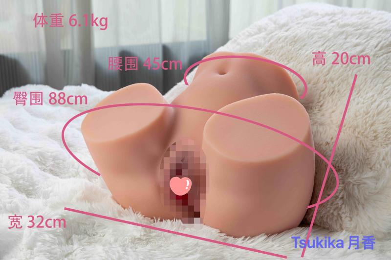 6.1kg【リアル肌質感】TPE製 トルソードール ナチュラルスキン 半身タイプ 画像5