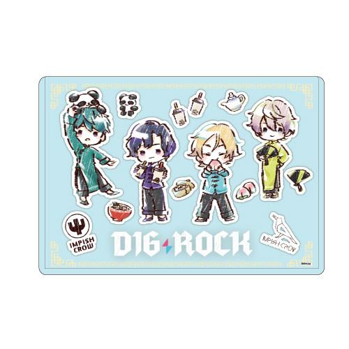 キャラクリアケース「DIG ROCK」01/Impish Crow カフェver.（グラフアートイラスト）