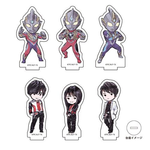 アクリルぷちスタンド「ウルトラマントリガー」01/コンプリートBOX（全6種）（グラフアートイラスト）