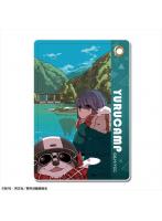 ゆるキャン△ レザーパスケース Ver.3 デザイン06（志摩リン/D）