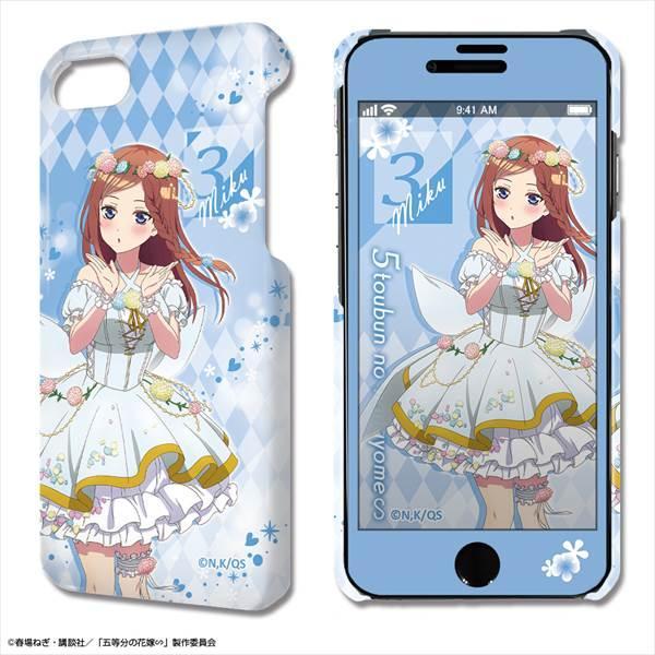 五等分の花嫁∽ デザジャケット iPhone SE（第2世代）/8/7/6/6s ケース＆保護シート デザイン03（中野三玖/花の妖精ver.）【描き下ろし】