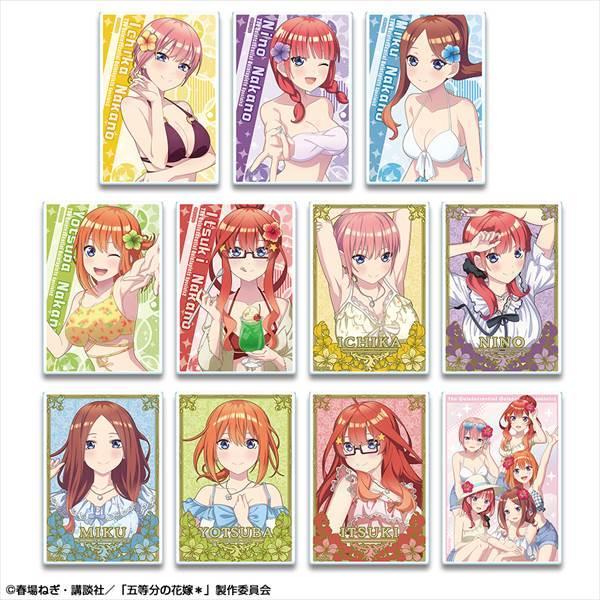 五等分の花嫁* 11個入りトレーディングアクリルカード