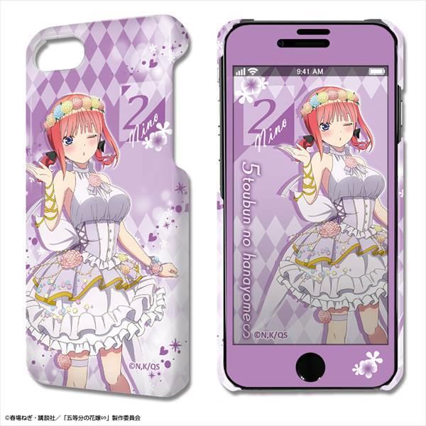 五等分の花嫁∽ デザジャケット iPhone SE（第2世代）/8/7/6/6s ケース＆保護シート デザイン02（中野二乃/花の妖精ver.）【描き下ろし】