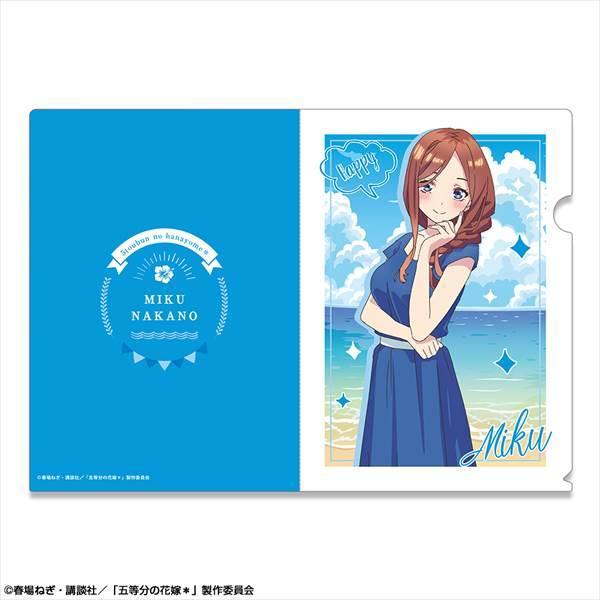 五等分の花嫁* クリアファイル デザイン03（中野三玖）