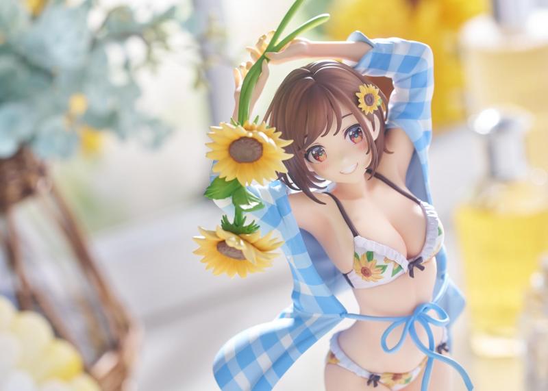 PLUMPMOA 森倉円オリジナルイラスト［向日葵の女の子］「PLUM直販限定ウインク差分表情付き」