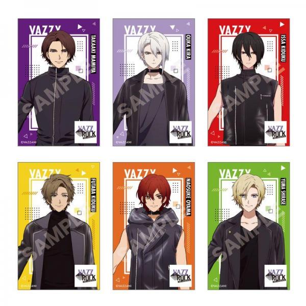 VAZZROCK THE ANIMATION サテン地ステッカー 第1弾 全12種 BOXセット