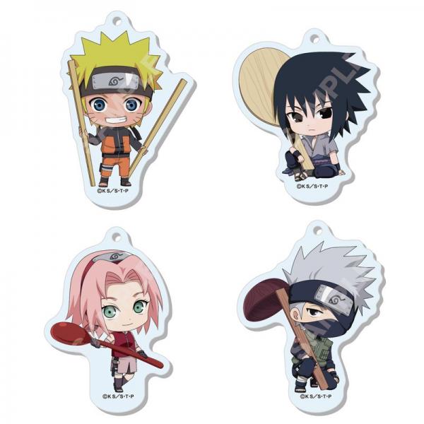 NARUTO-ナルト-疾風伝 まるっとスタンドキーホルダー 第1弾 全10種 BOXセット