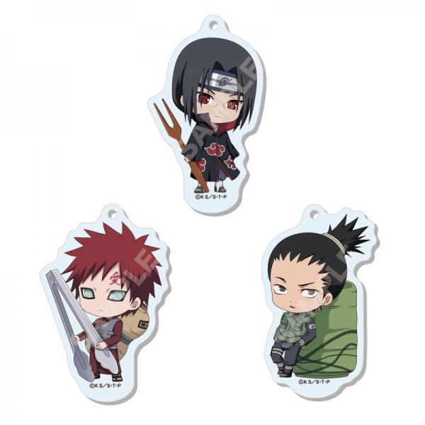 NARUTO-ナルト-疾風伝 まるっとスタンドキーホルダー 第1弾 全10種 BOXセット
