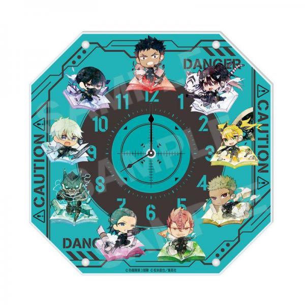 怪獣8号 キャラでるアート アクリル時計 01 集合