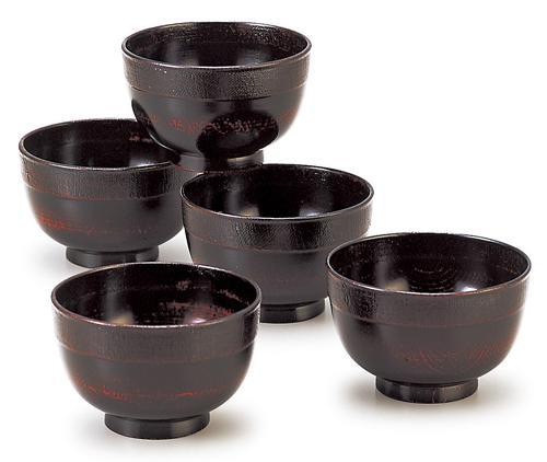 木製 縁布汁椀揃 曙 8,250円