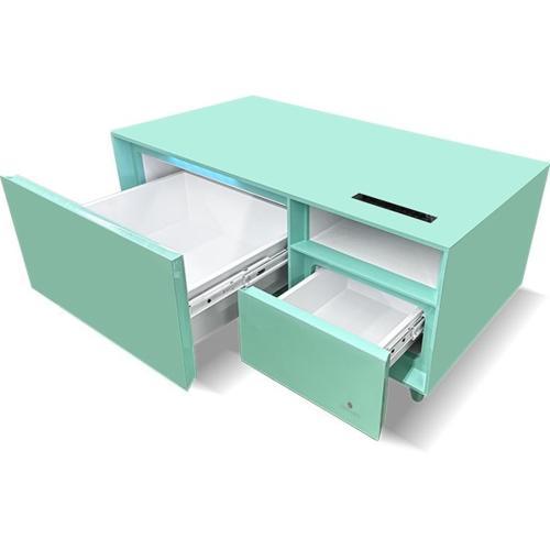SAPPHIRE サファイア SAPPHIRE by LOOZER SMART TABLE STB80 MINT 冷蔵庫付きスマートテーブル 2ドア 81L