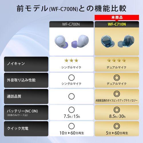 ソニー SONY WF-C710N-W(ホワイト) 完全ワイヤレスイヤホン ソニー SONY WF-C710N-W(ホワイト) 完全ワイヤレスイヤホン