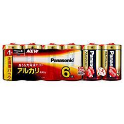 パナソニック Panasonic LR20XJ/6SW アルカリ乾電池 単1形 6本パック