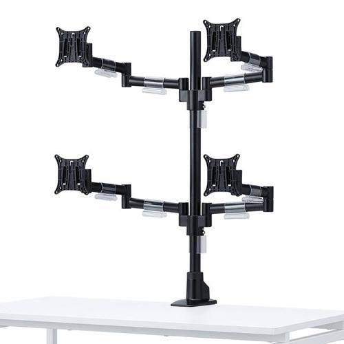 サンワサプライ CR-LA1505BK 水平多関節液晶モニタアーム（4面） 24,998円