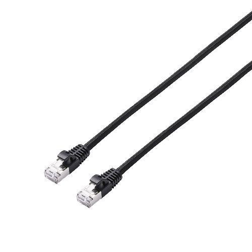 エレコム ELECOM LD-TWSM/BK100（ブラック） LANケーブル CAT7 10m 爪折れ防止 高耐久 メッシュ シールド構造 モデム ルーター PS5 PS4 Xbox 等対応 4,660円