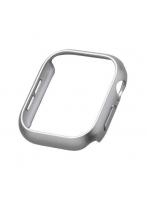 エレコム ELECOM AW-24ABPPMSV（シルバー） アップルウォッチ カバー Apple Watch Series 10 （46mm） バンパー ハード 側面保護 メタリック