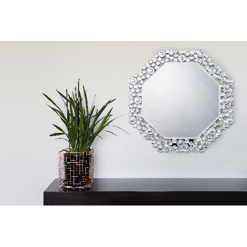 クロシオ 【完成品】 81016 八角ミラー クリスタル DS-006 クロシオ 【完成品】 81016 八角ミラー クリスタル DS-006