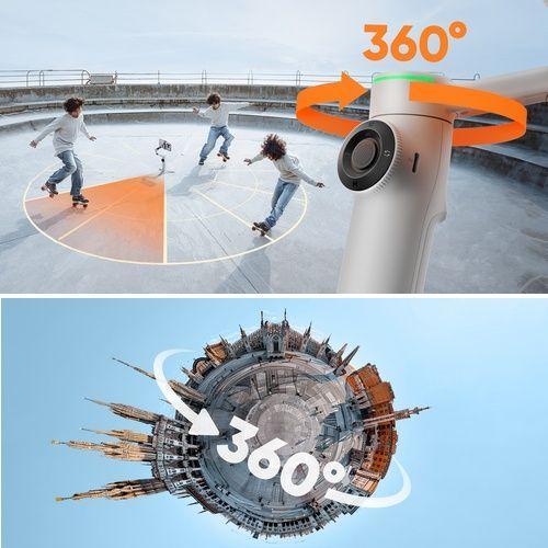 Insta360 Insta360 Flow2 Pro（サミット・ホワイト） スマートフォン用AIジンバル クリエイターキット Apple DockKit対応 CINSABQB-FLOW205